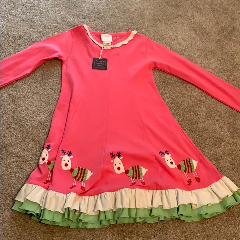 Lemon Loves Lime holiday dress size 7 NWT